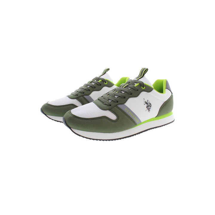 U.S. POLO ASSN. Grüner Polyester Herren Sneaker