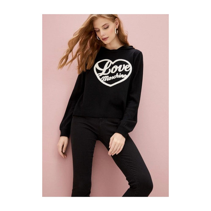 Schwarz Baumwolle Frauen Jeans