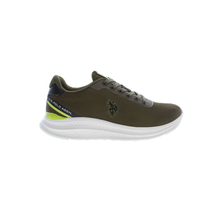 U.S. POLO ASSN. Grüner Polyester Herren Sneaker