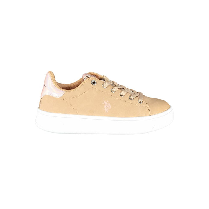 U.S. POLO ASSN. Beige Polyester Damen Sneaker