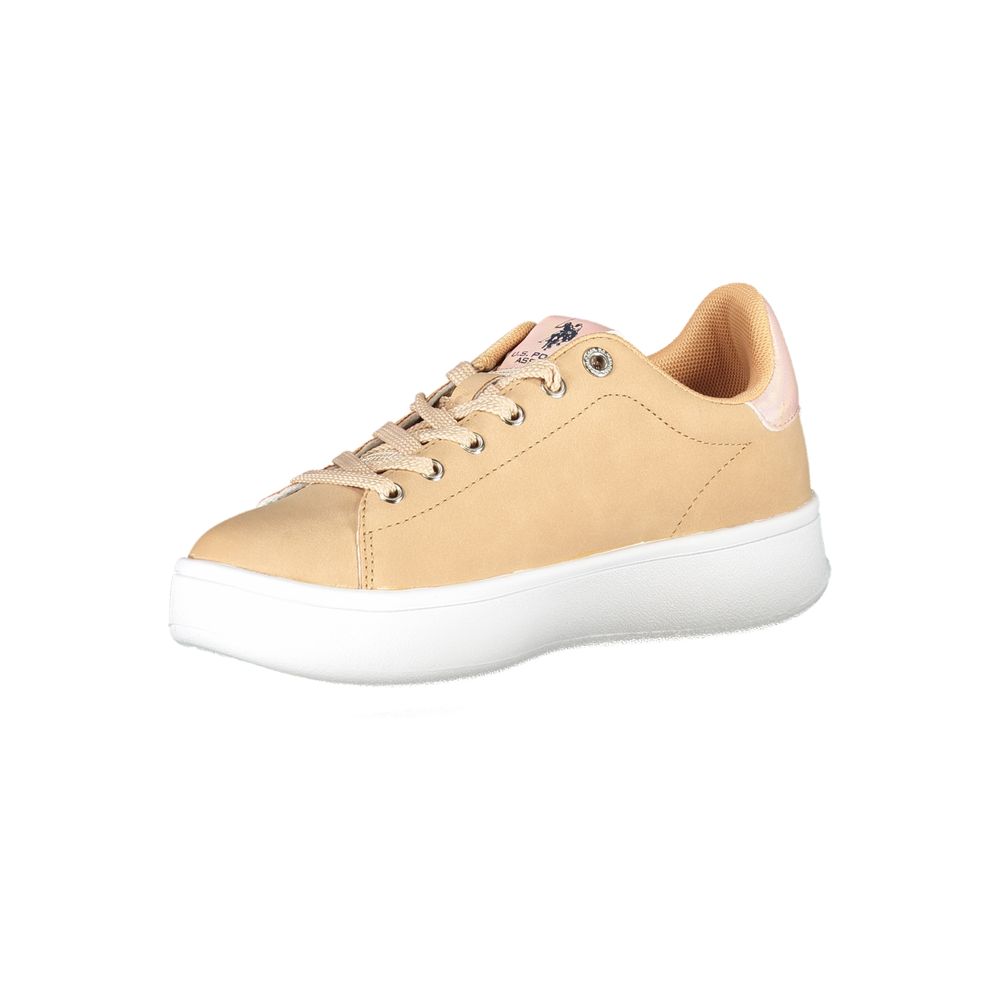 U.S. POLO ASSN. Beige Polyester Damen Sneaker