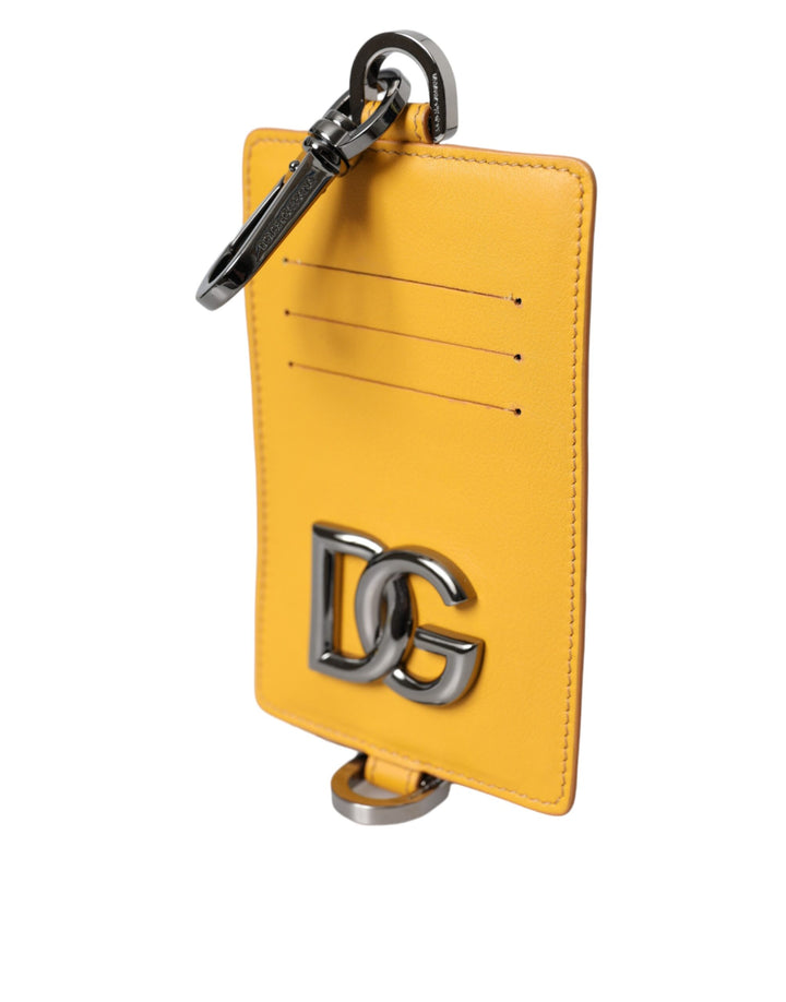Orange Kalbsleder Kreditkartenhalter Clip On Brieftasche