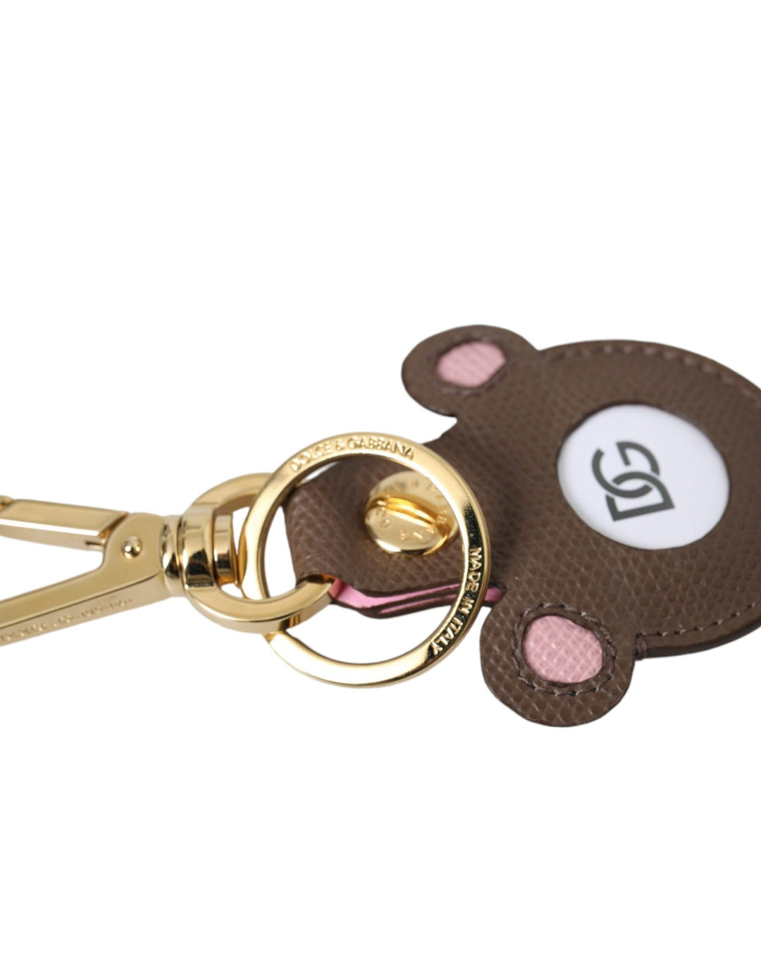 Multicolor Dauphine calfskin DG logo keychain