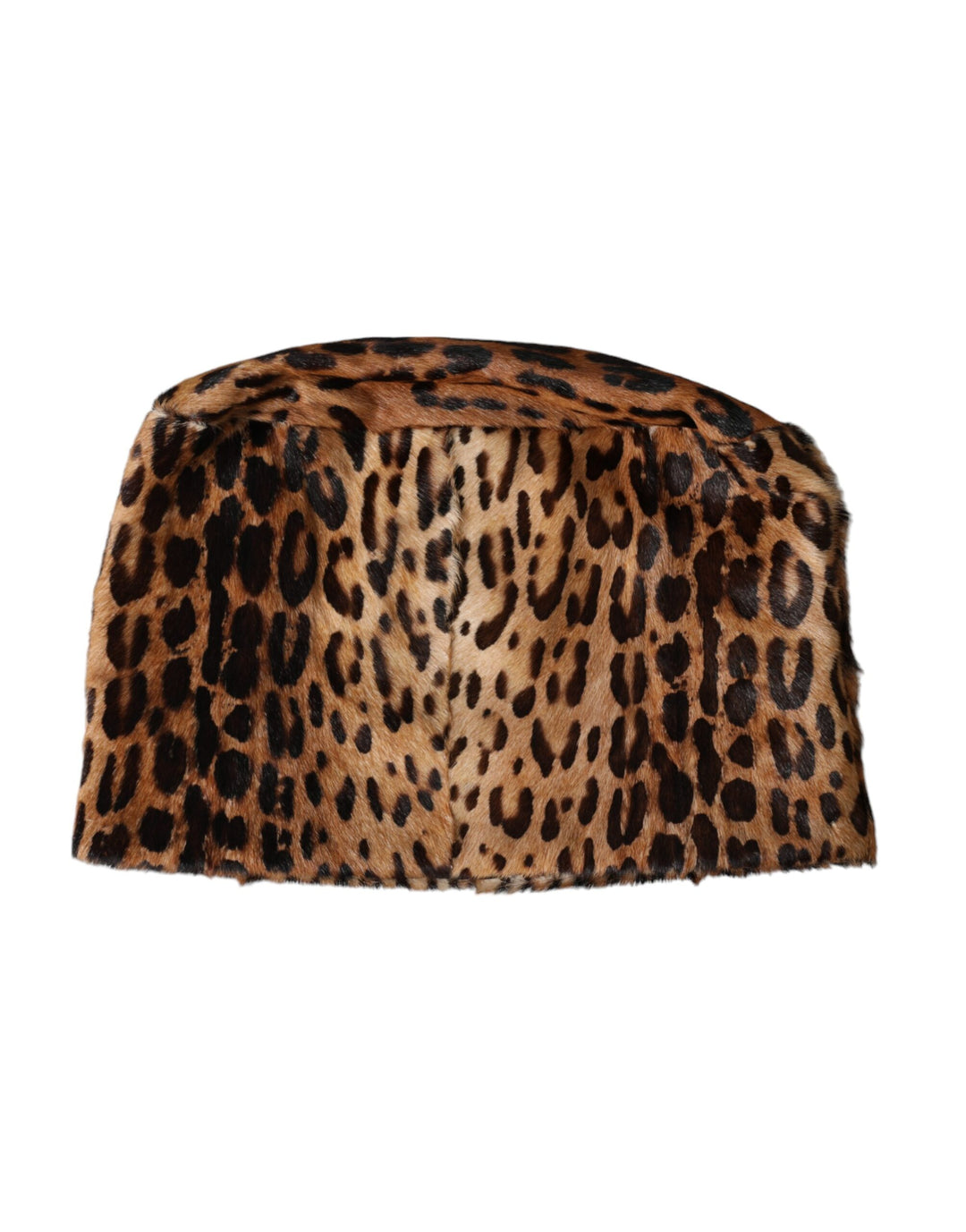 Brauner Leopardenfell Frauen Eimer Hut