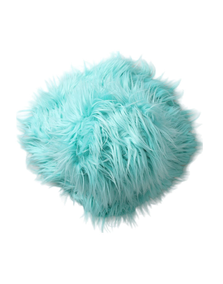 Mint Green Acrylic Fur Ladies Bucket Hat