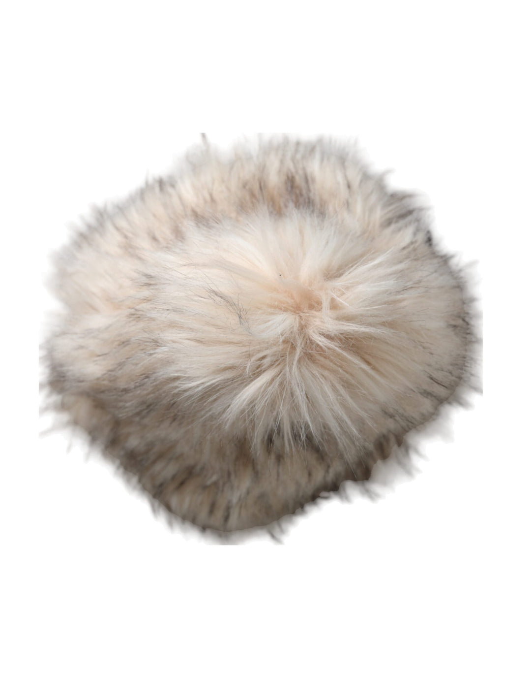 Beige Acryl Pelz Frauen Eimer