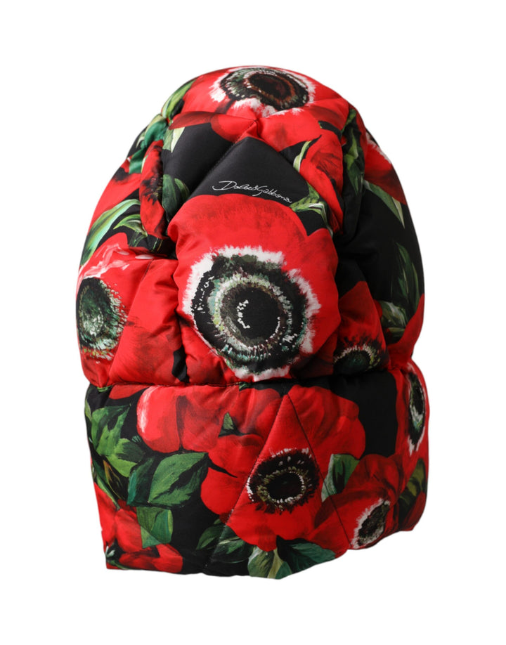 Multicolor Anemone full head wrap hat