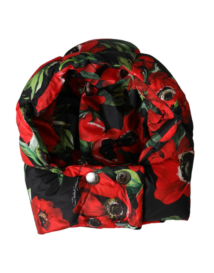Multicolor Anemone full head wrap hat