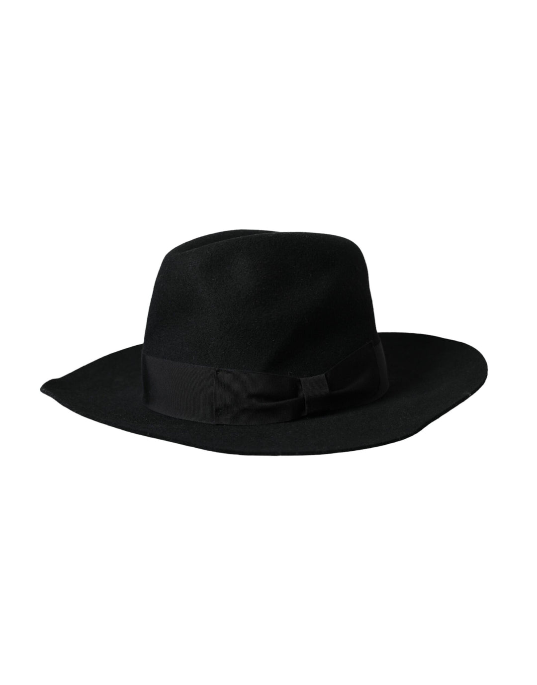 Schwarzer Kaninchen Fedora Trilby Frauen Hut