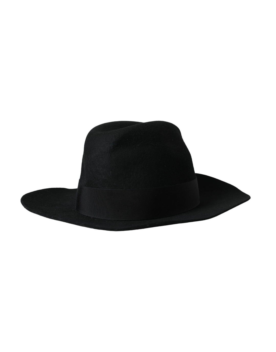 Schwarzer Kaninchen Fedora Trilby Frauen Hut
