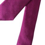 Purple Satin Silk Adjustable Men's Tie