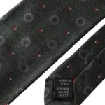 Dark Grey 100% Silk Fantasy Adjustable Men's Tie