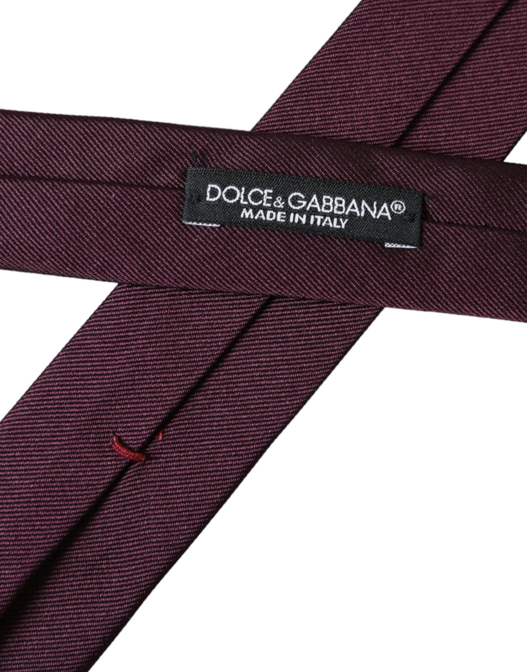 Bordeaux Solid 100% Silk Adjustable Men's Tie