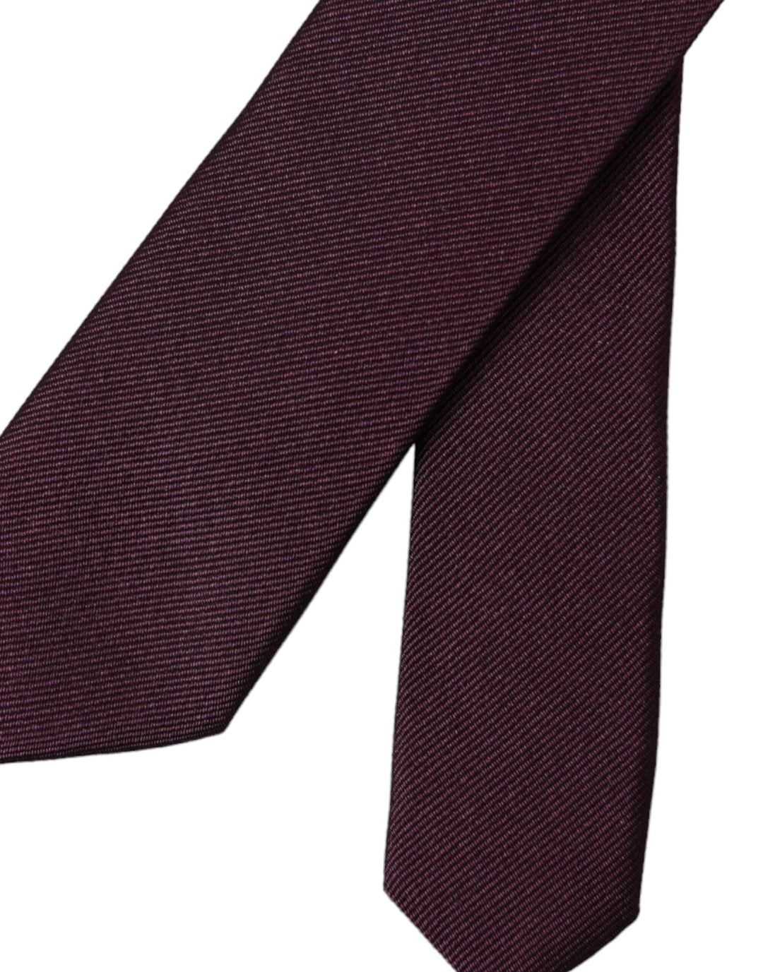 Bordeaux Solid 100% Silk Adjustable Men's Tie