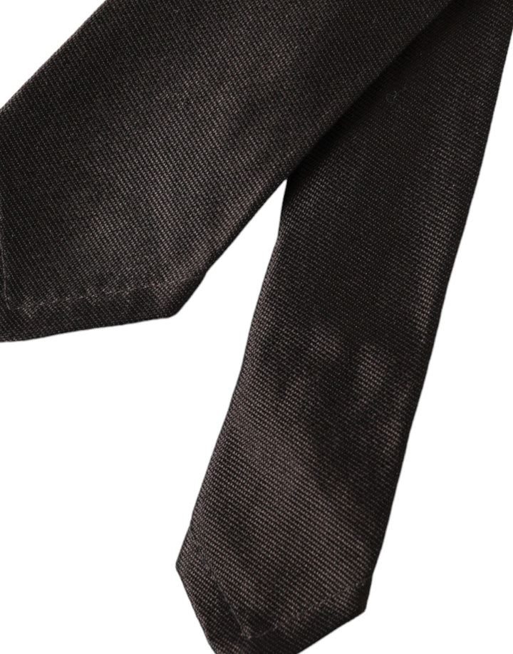 Brown Solid 100% Seide Verstellbare Krawatte