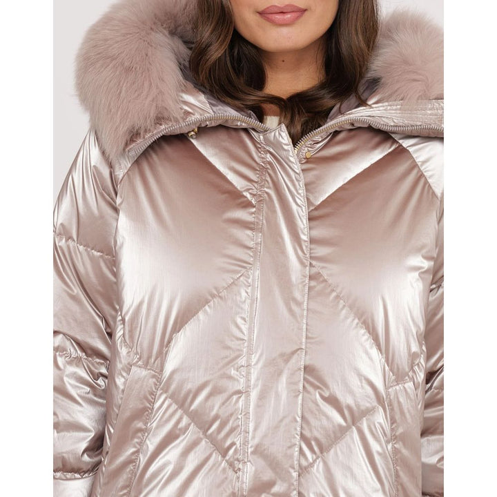 Pink Polyester Jackets &amp; Coats