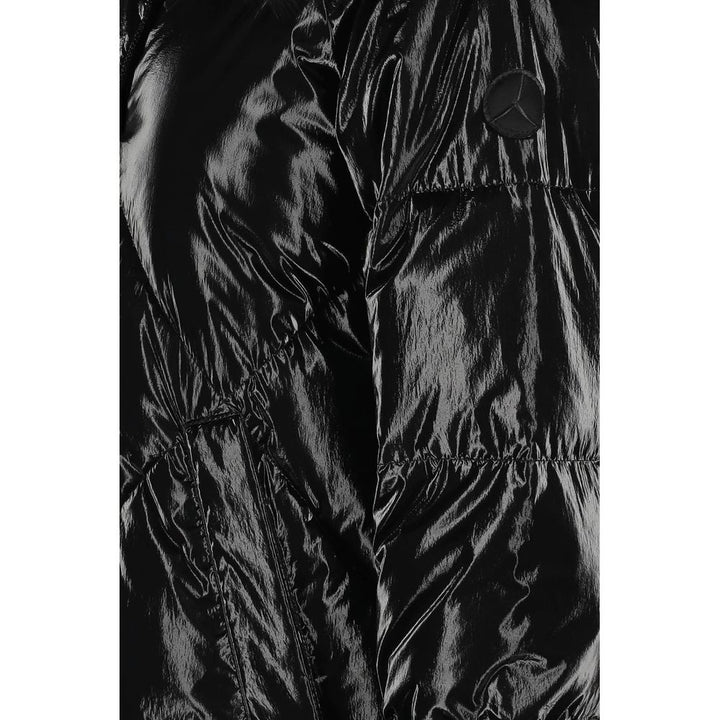 Black Polyester Jackets &amp; Coats