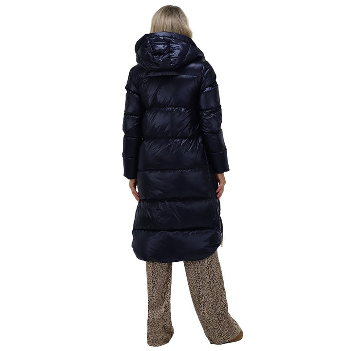 Blue Polyester Jackets &amp; Coats