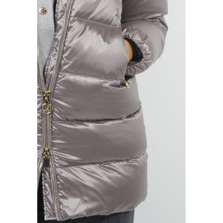Grey Polyester Jackets &amp; Coats