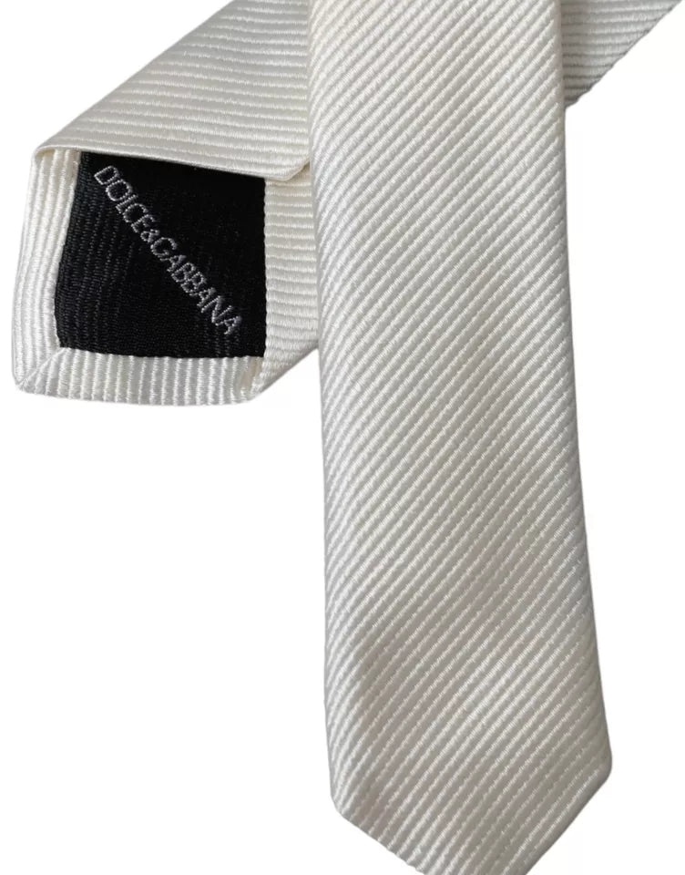 White tie made of 100% silk, adjustable
