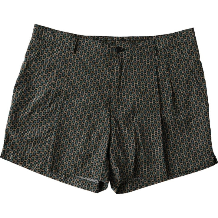 Brown patterned swimwear swim shorts swimwear