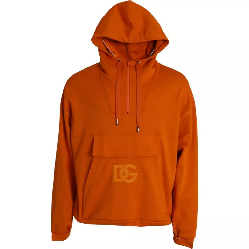 Orange hoodie sweater