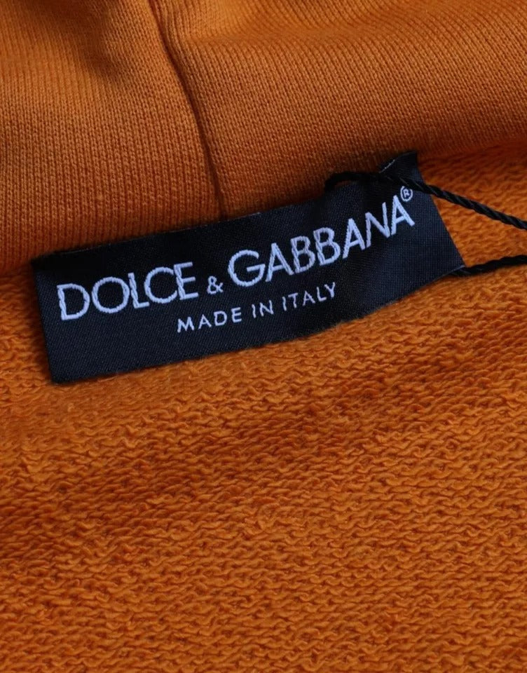 Orange hoodie sweater