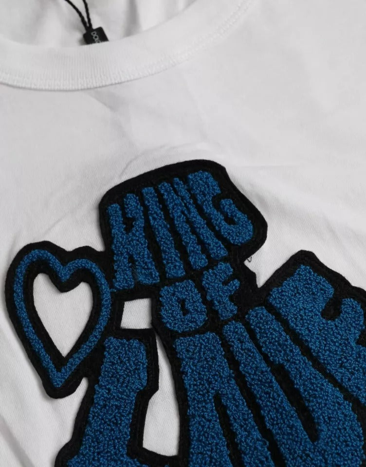White King of Love Round Neck Short Sleeve T-Shirt