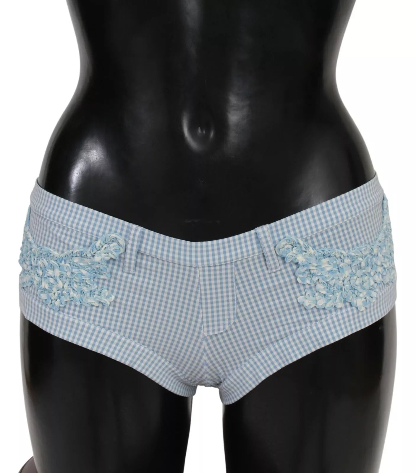 Blaue Beachwear-Hose Bikini-Shorts