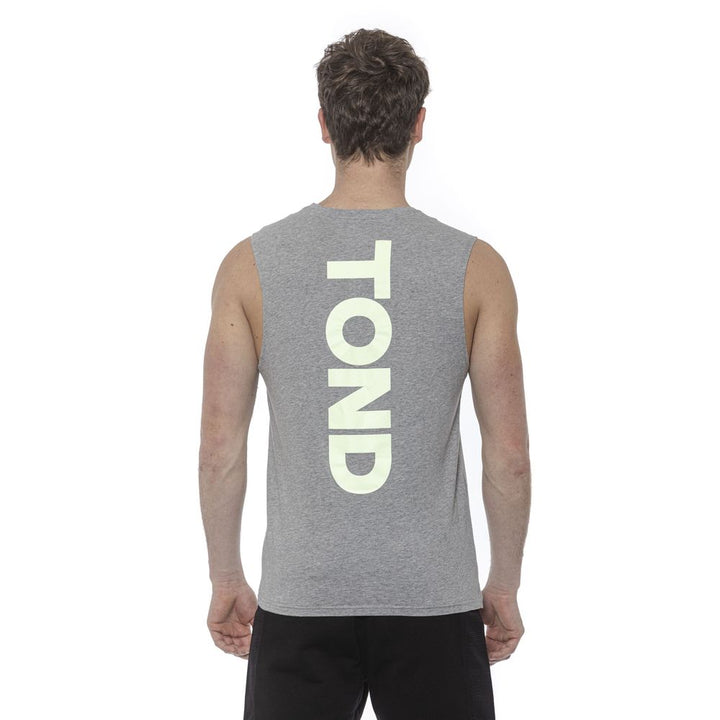 Graues Baumwolle Männer Tank Top