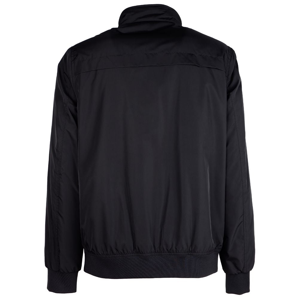 Black polyester jacket