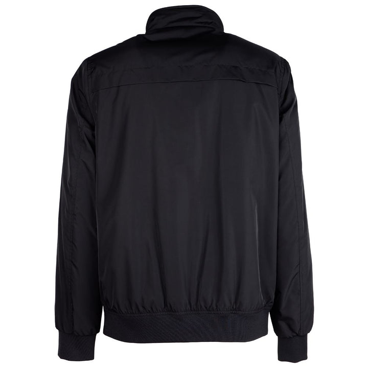 Black polyester jacket