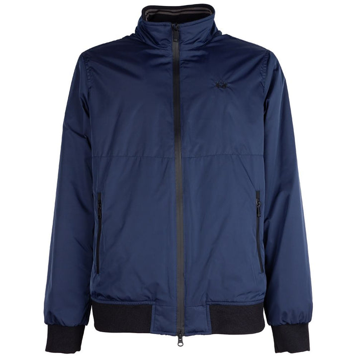Blue polyester jacket