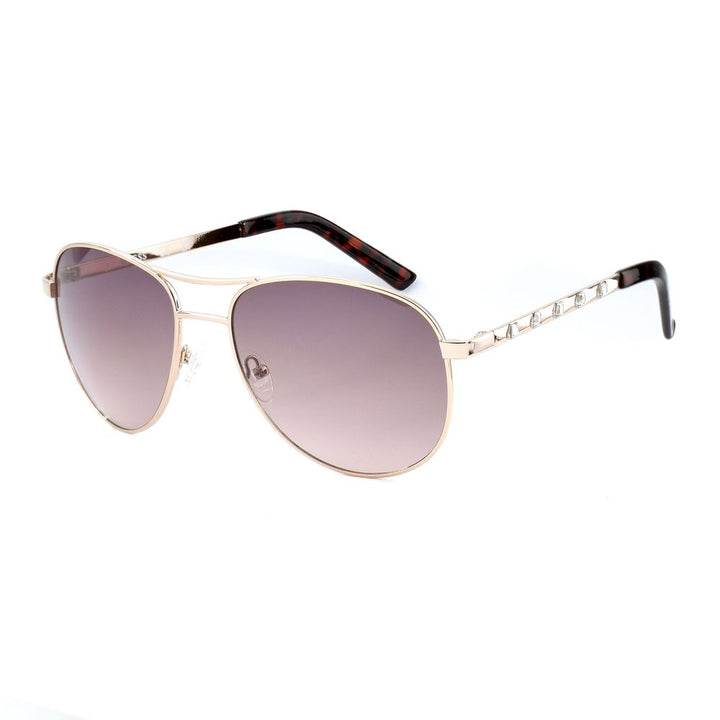 Goldfarbene Metall-Sonnenbrille