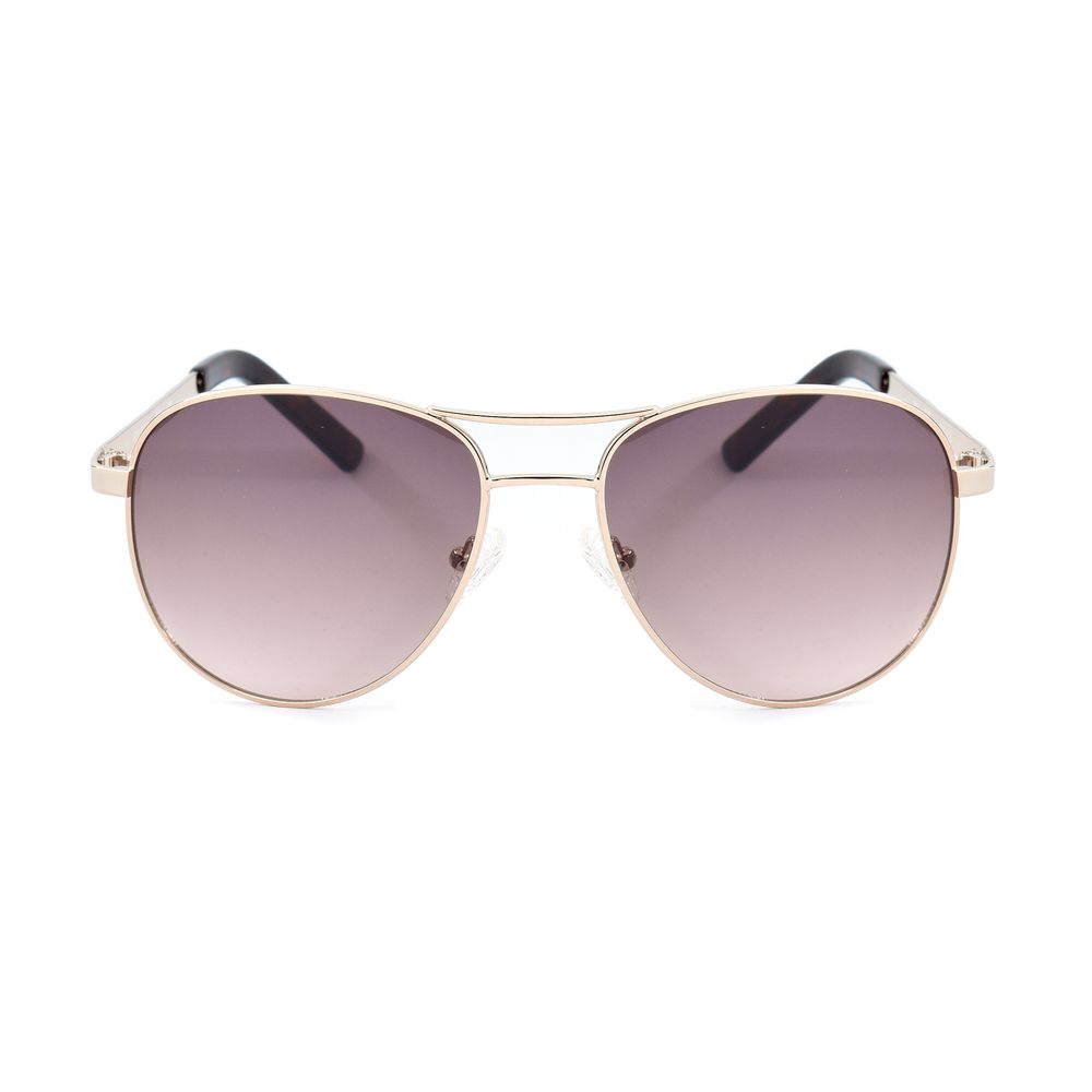 Goldfarbene Metall-Sonnenbrille