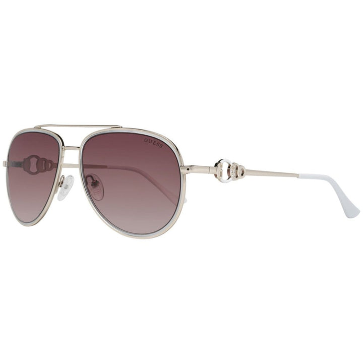 Goldene Metall-Sonnenbrille