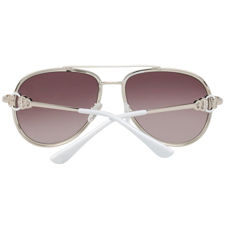 Goldene Metall-Sonnenbrille