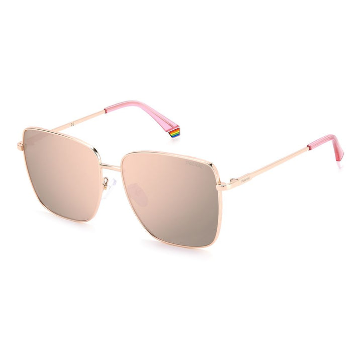 Goldene Metall-Sonnenbrille