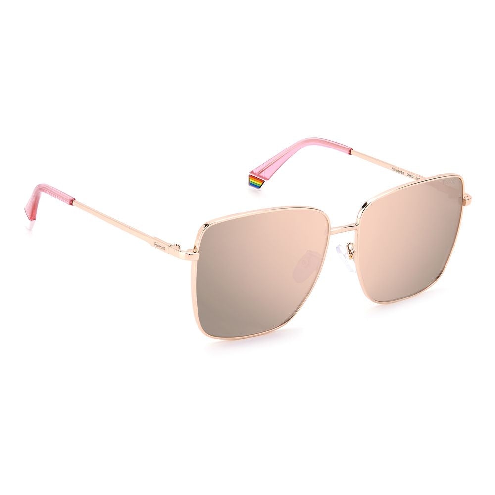 Goldene Metall-Sonnenbrille
