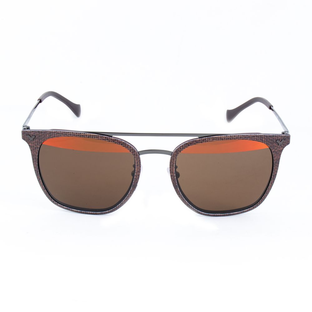 Police Braune Metall-Sonnenbrille