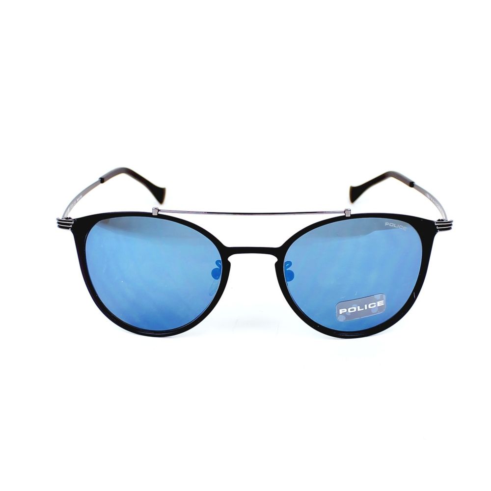 Schwarze Metall-Sonnenbrille