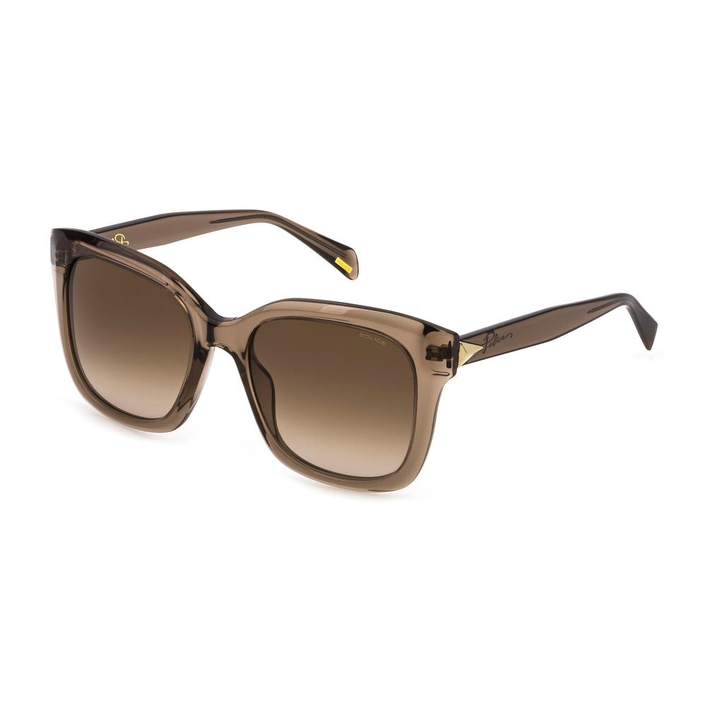 Police Beige Kunststoff-Sonnenbrille