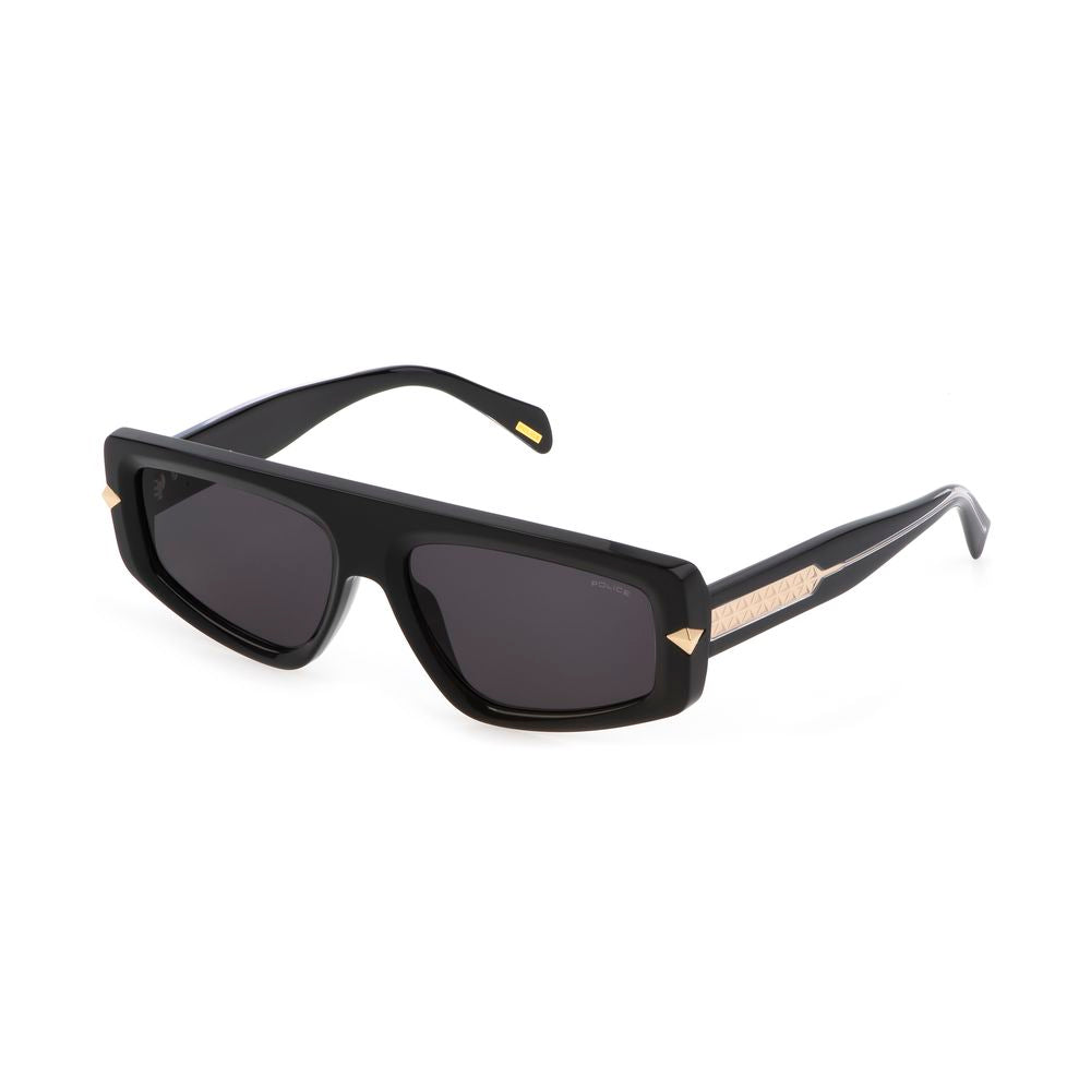 Police Schwarze Acetat-Sonnenbrille