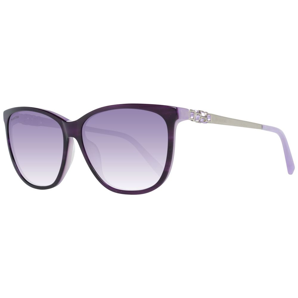 Swarovski Lila Kunststoff-Sonnenbrille