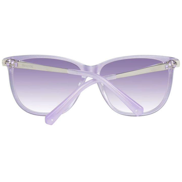 Swarovski Lila Kunststoff-Sonnenbrille