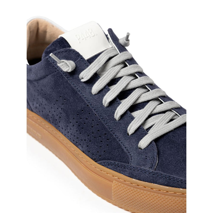 P448 Blaue Leder Sneaker