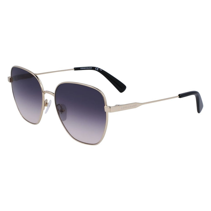 Longchamp Gelbe Metall-Sonnenbrille