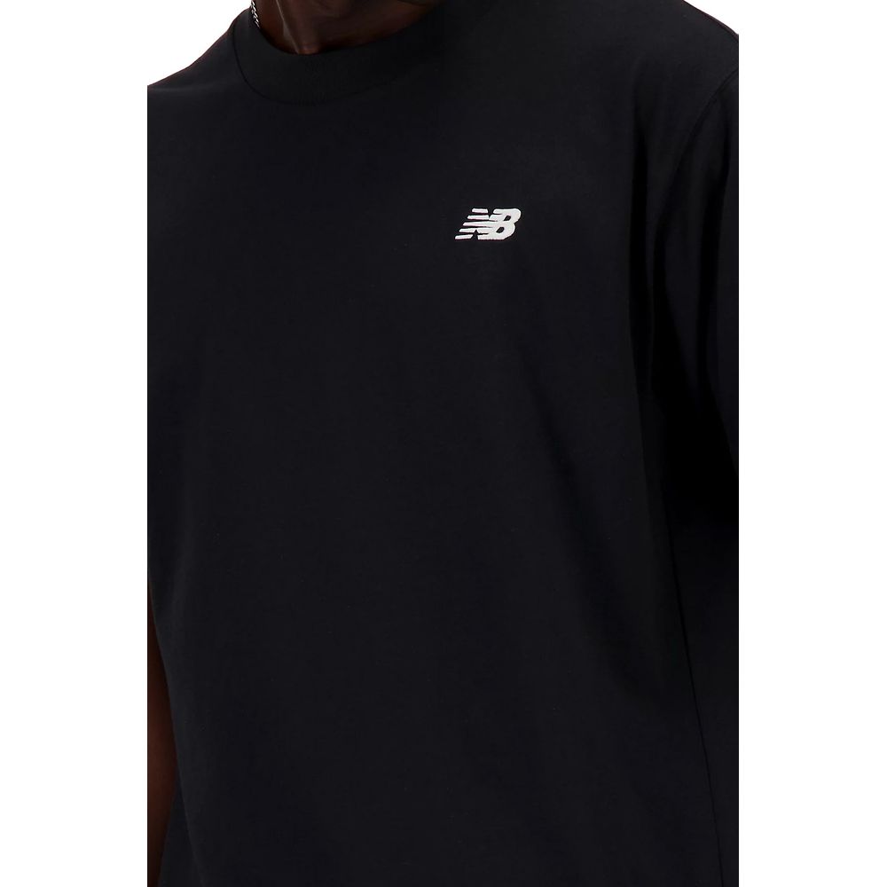 New Balance Schwarzes T-Shirt aus Baumwolle