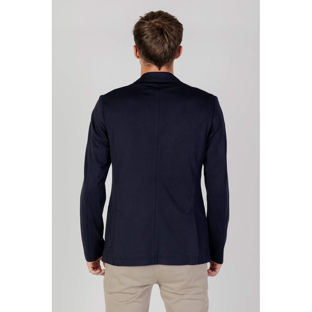 Blue viscose blazer