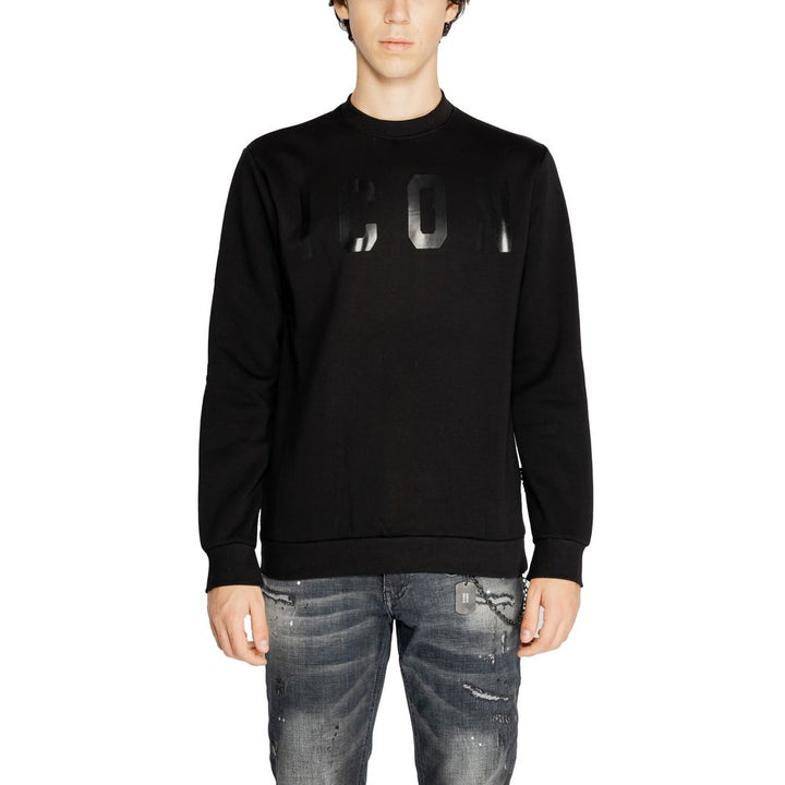 Black cotton sweater